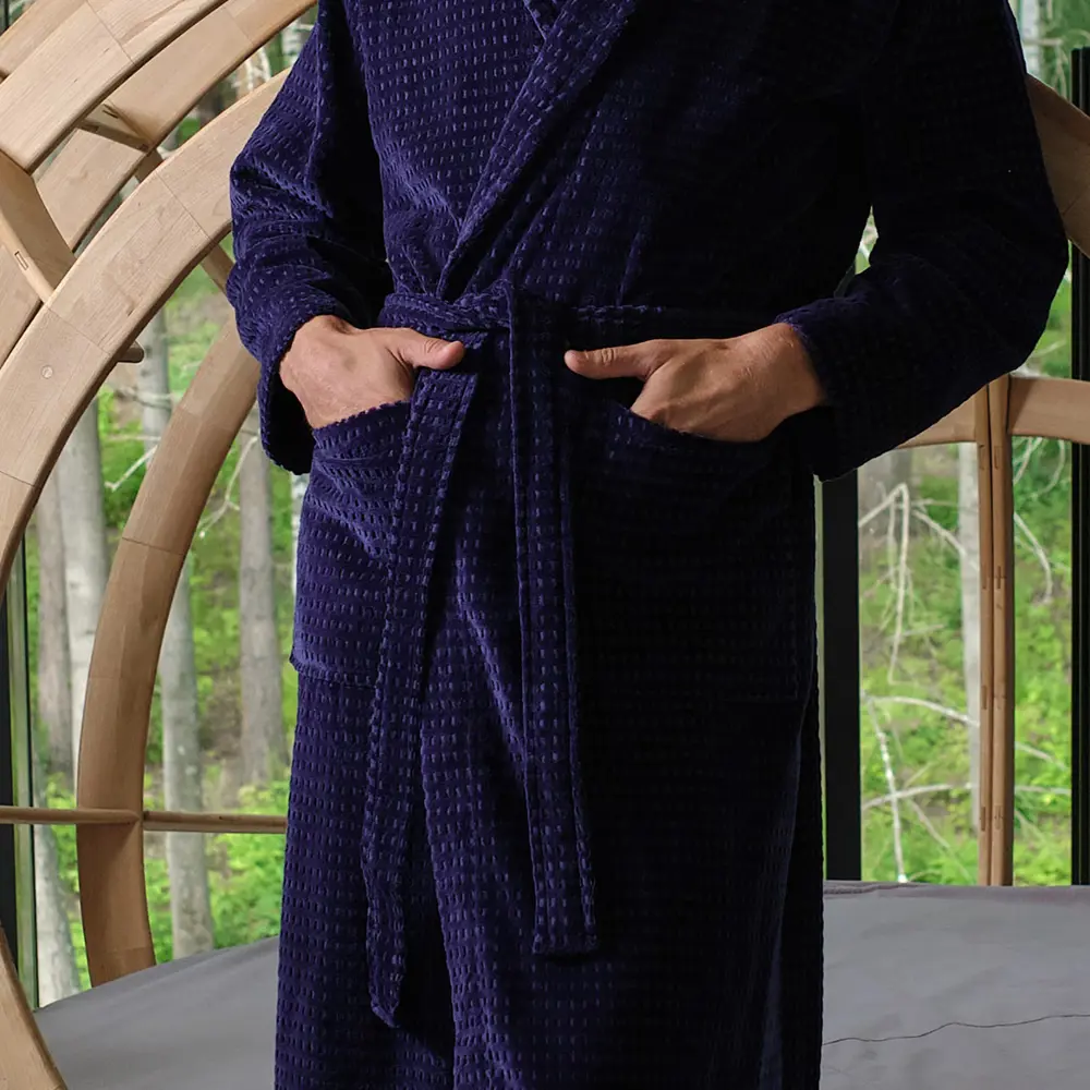 Фото 5 Банный халат Lovelife 7528498 размер 56 цвет синий Фото 5 Банный халат Lovelife 7528498 размер 56 цвет синий