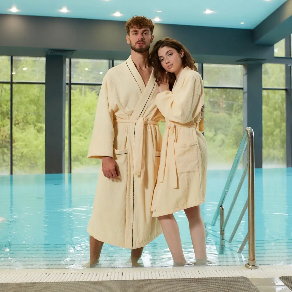 Фото 7 Халат Этель 4572364 размер 56 бежевый Фото 7 Халат Этель 4572364 размер 56 бежевый