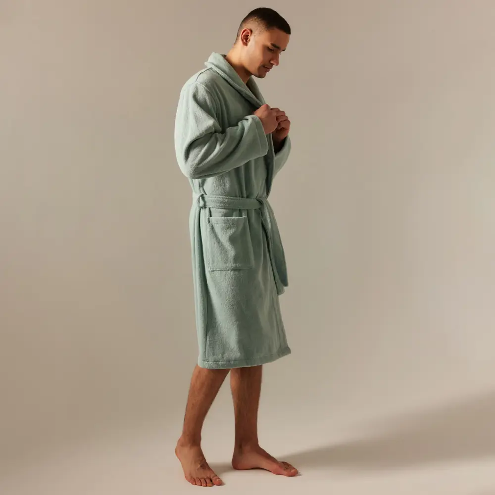 Фото 6 Халат махровый мужской Sima-Land Home Basic Аззура размер XL Фото 6 Халат махровый мужской Sima-Land Home Basic Аззура размер XL