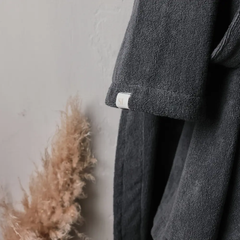 Фото 11 Халат махровый мужской Sima-Land Home Basic Гри Сандре размер S