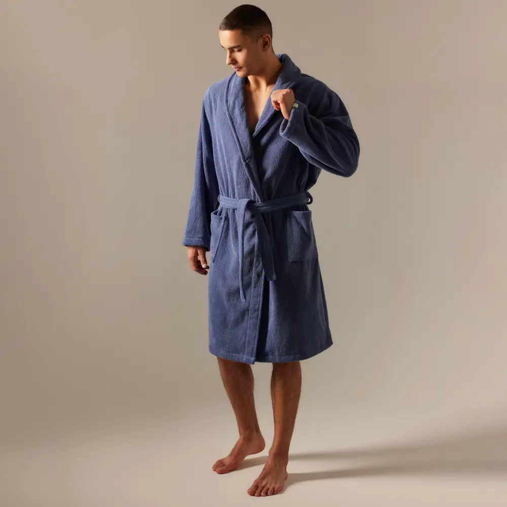 Фото Халат махровый мужской Sima-Land Home Basic Ривьера размер S Фото Халат махровый мужской Sima-Land Home Basic Ривьера размер S