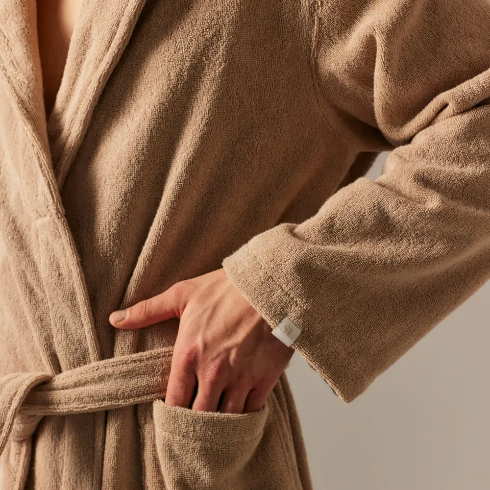 Фото 5 Халат махровый мужской Sima-Land Home Basic Саббиа размер S Фото 5 Халат махровый мужской Sima-Land Home Basic Саббиа размер S