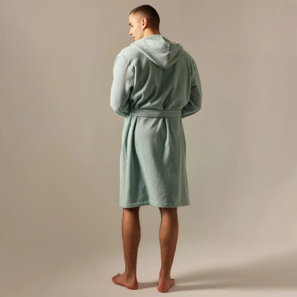 Фото 6 Халат махровый с капюшоном мужской Sima-Land Home Basic Аззура размер XL Фото 6 Халат махровый с капюшоном мужской Sima-Land Home Basic Аззура размер XL