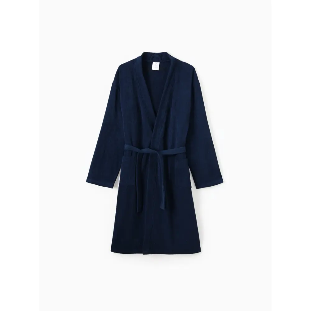 Фото 6 Халат мужской Экономь и Я размер 52-54 цвет тёмно-синий Фото 6 Халат мужской Экономь и Я размер 52-54 цвет тёмно-синий