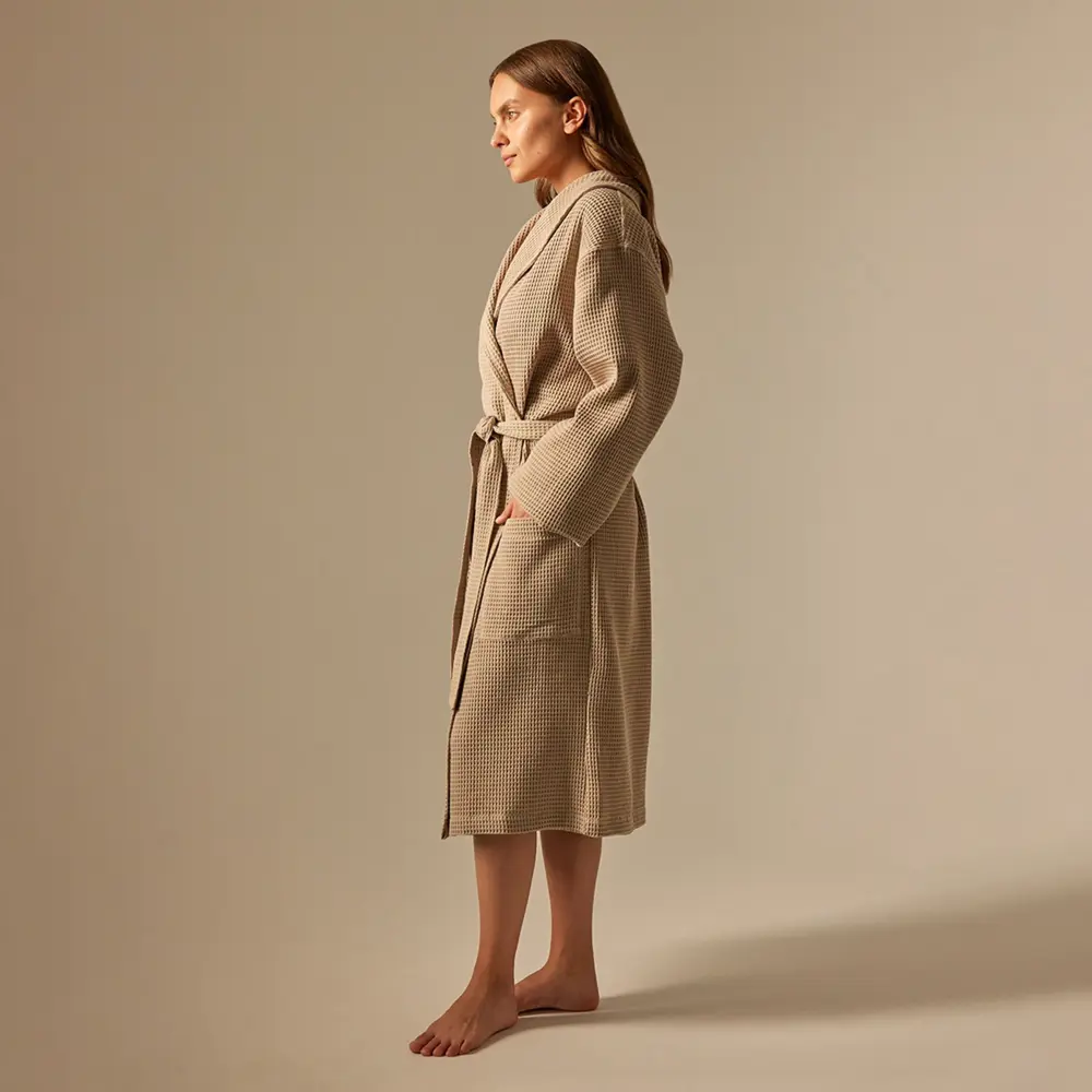 Фото 5 Халат вафельный женский Sima-Land Home Basic Саббиа размер M