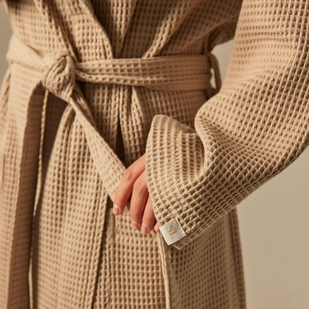 Фото 4 Халат вафельный женский Sima-Land Home Basic Саббиа размер M