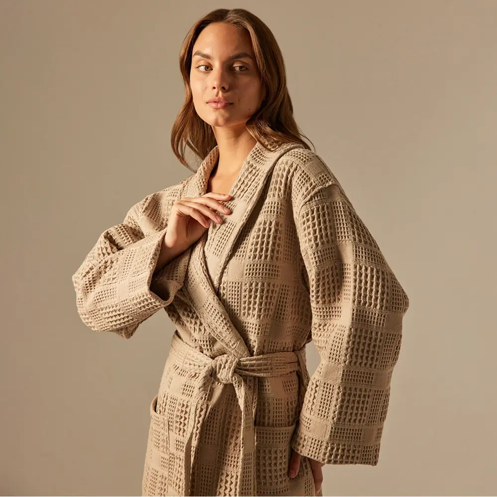 Фото 2 Халат вафельный женский Sima-Land Home Chess Саббиа размер S Фото 2 Халат вафельный женский Sima-Land Home Chess Саббиа размер S