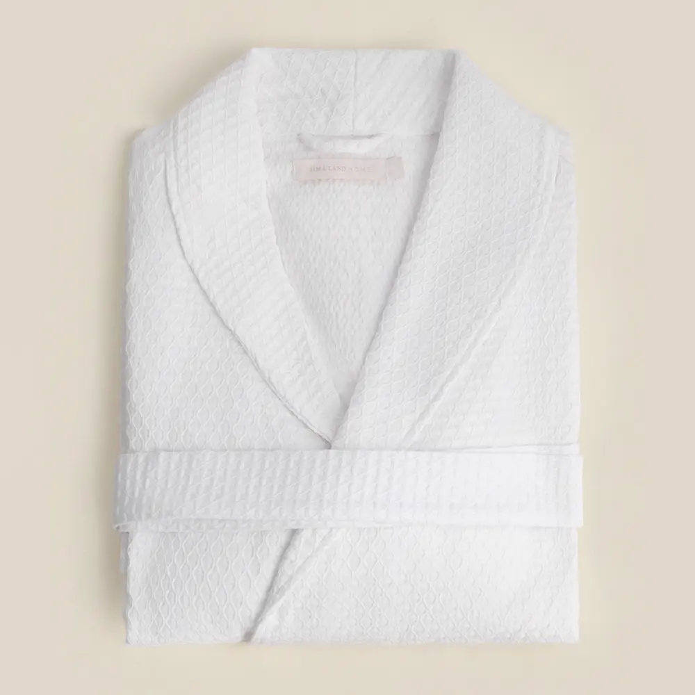 Фото 12 Халат вафельный женский Sima-Land Home Waffle Блан де Блан размер M Фото 12 Халат вафельный женский Sima-Land Home Waffle Блан де Блан размер M