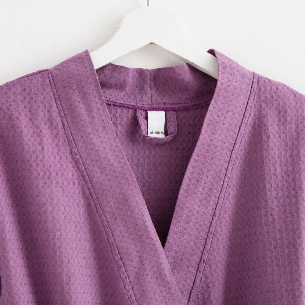 Фото 14 Банный халат Экономь и я 5045779 размер 42-44 цвет фиолетовый