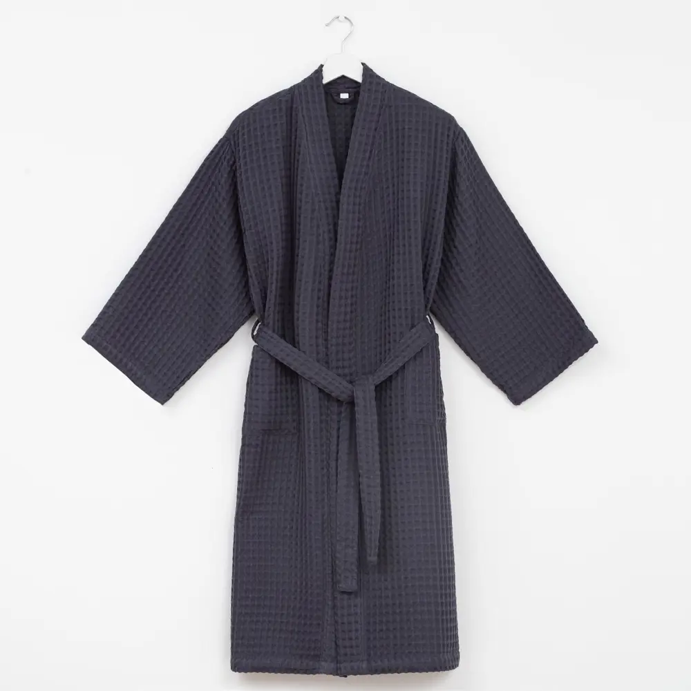 Фото 5 Банный халат Этель 6243514 размер 54 цвет серый Фото 5 Банный халат Этель 6243514 размер 54 цвет серый