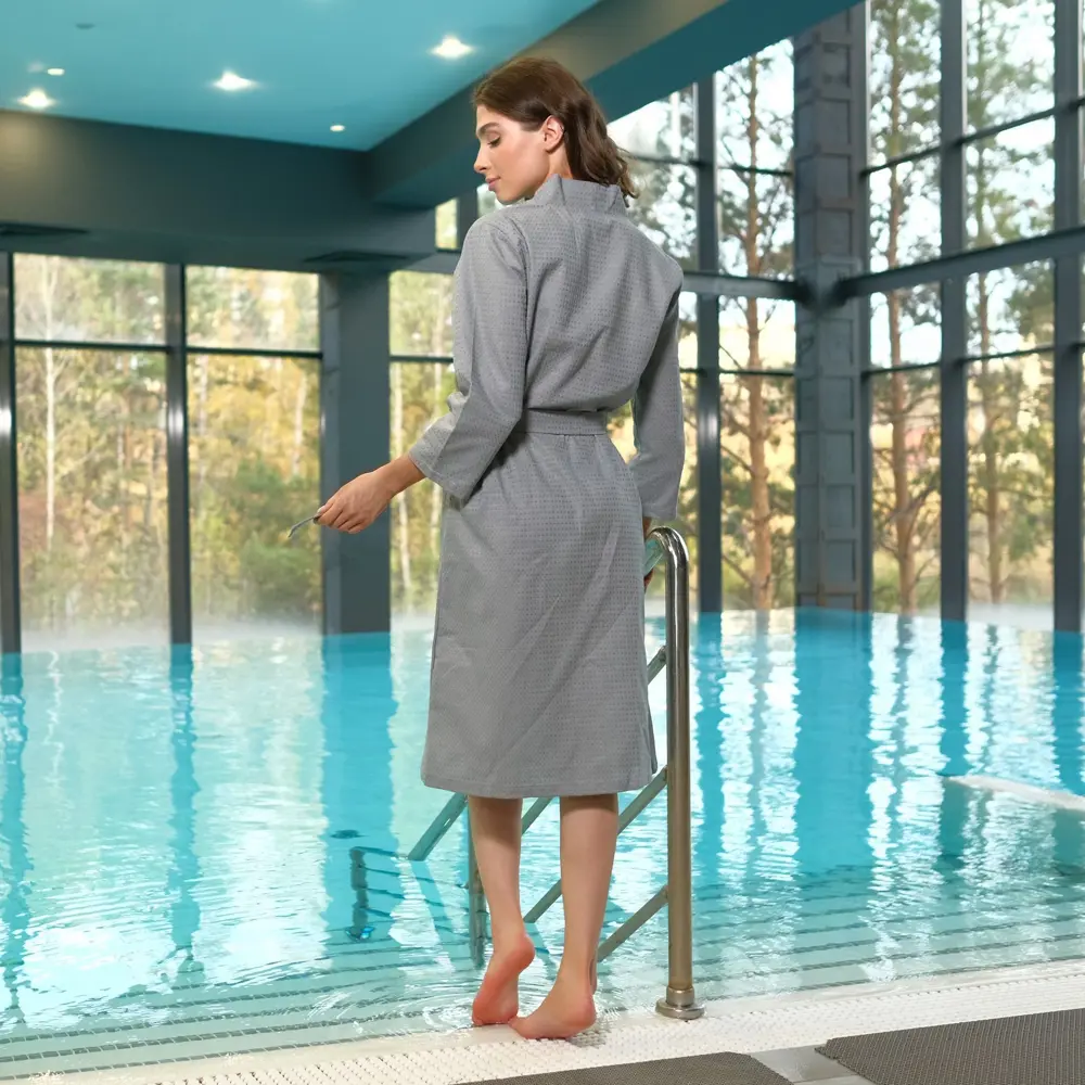 Фото 5 Халат вафельный женский «Экономь и Я» 4362715 цвет серый размер 42-44 Фото 5 Халат вафельный женский «Экономь и Я» 4362715 цвет серый размер 42-44