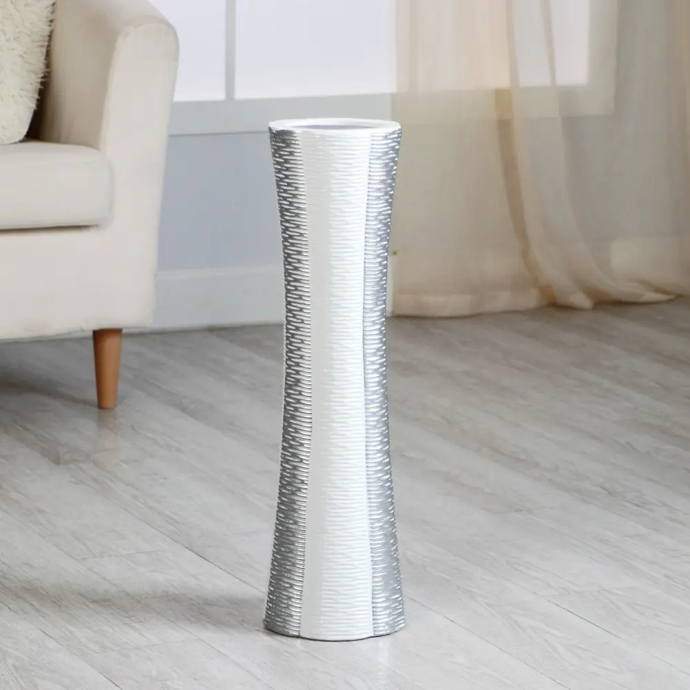 Фото Ваза Сима-ленд Опалин керамика цвет белый 62 см