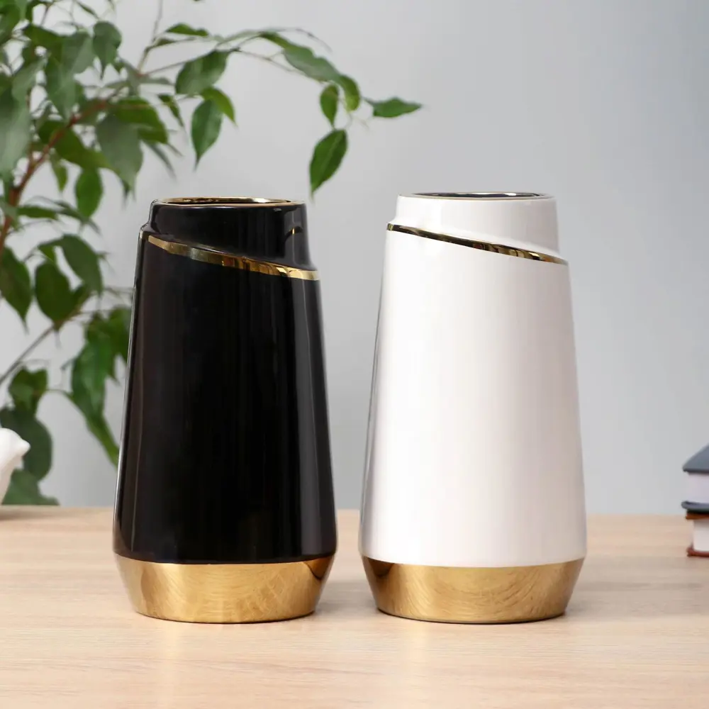 Фото 2 Ваза Сима-ленд Адэр классика керамика цвет разноцветный 21 см