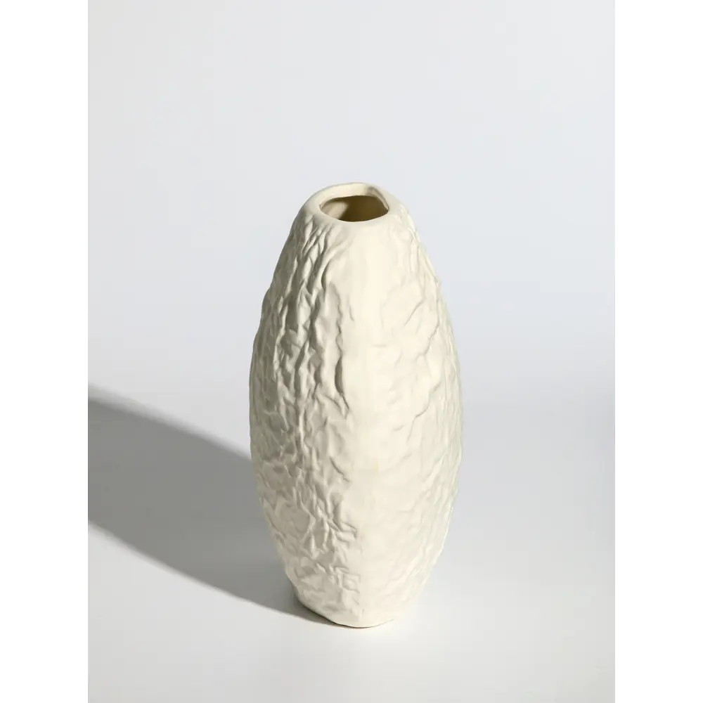 Фото 7 Ваза Сима-ленд Блейз луна керамика цвет белый 10.5 см