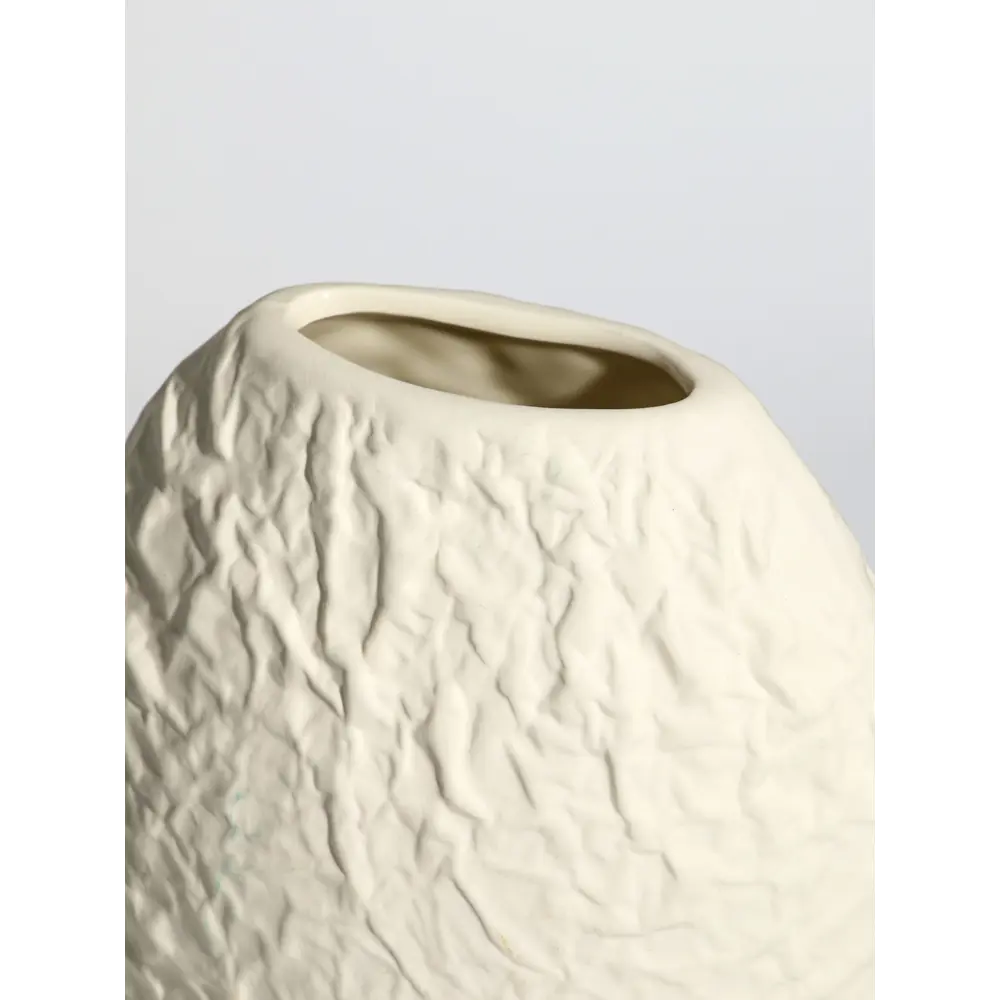 Фото 9 Ваза Сима-ленд Блейз луна керамика цвет белый 10.5 см