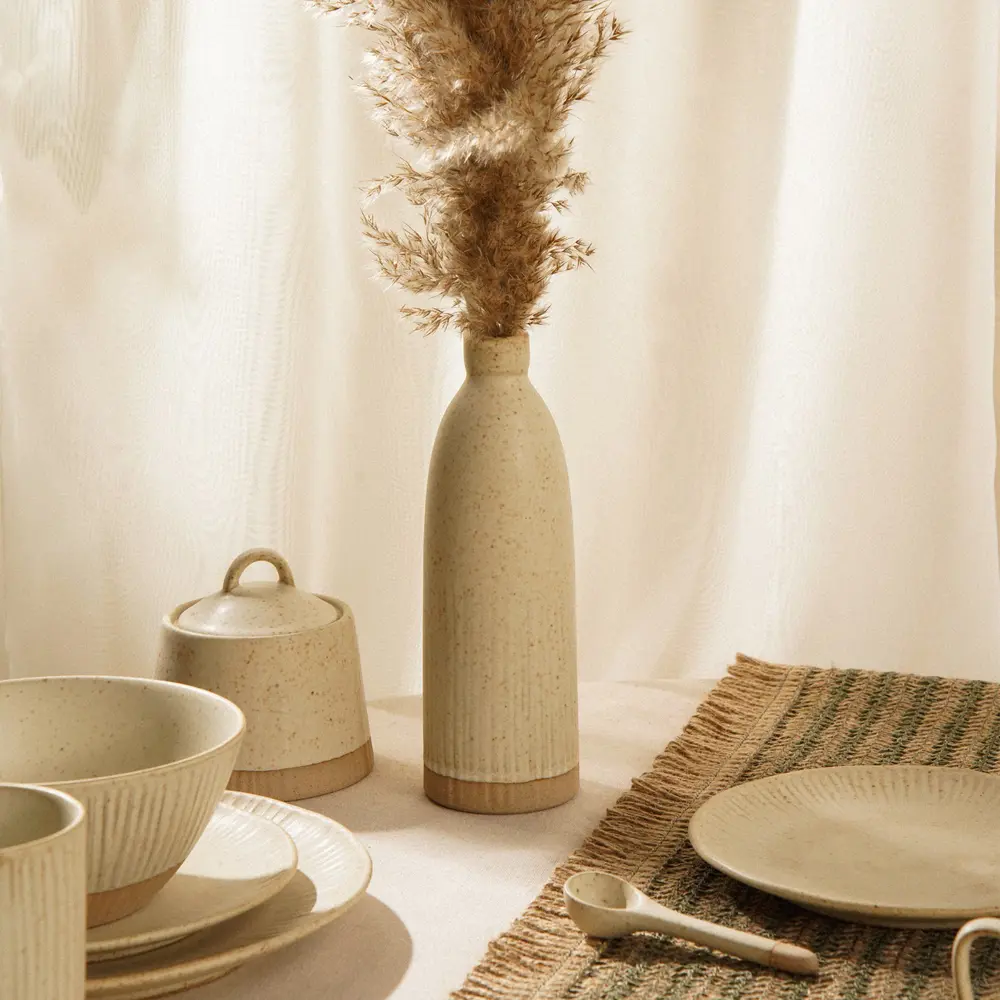 Фото 9 Ваза Sima-land home Виенто керамика цвет серый / серебристый 22 см Фото 9 Ваза Sima-land home Виенто керамика цвет серый / серебристый 22 см