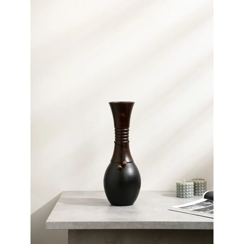 Фото 2 Ваза Керамика ручной работы Болэйд керамика цвет бежевый 40 см Фото 2 Ваза Керамика ручной работы Болэйд керамика цвет бежевый 40 см