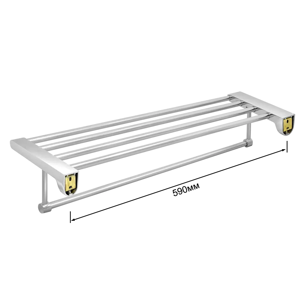 Фото 15 Полка для полотенец Solinne B-82718 хром Фото 15 Полка для полотенец Solinne B-82718 хром