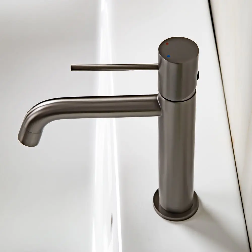 Фото 12 Смеситель для раковины в ванную AVS Slimmer матовый хром