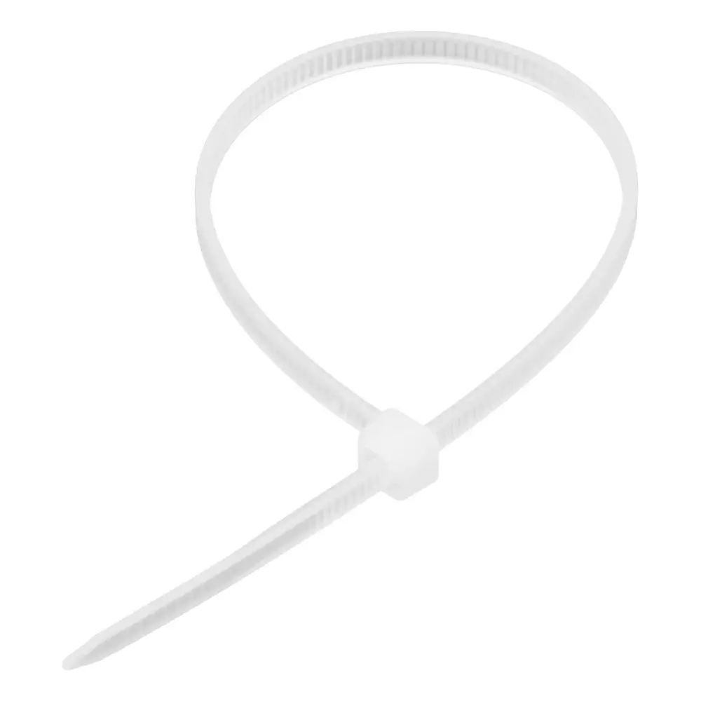 Фото 4 Хомут Сибртех 150x2.5 мм пластик цвет белый 100 шт