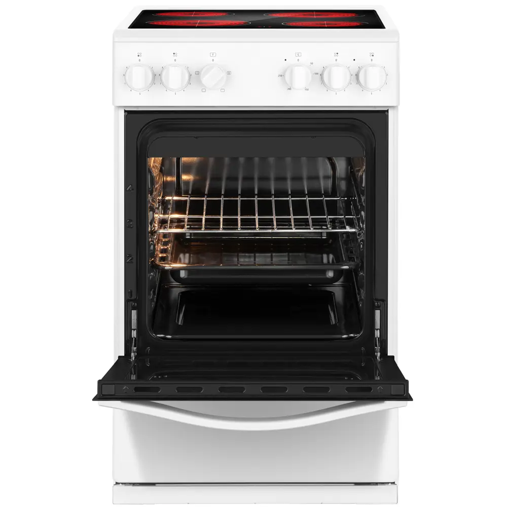 Фото 2 Кухонная плита Weissgauff 438324 49.3x85x60 см цвет белый