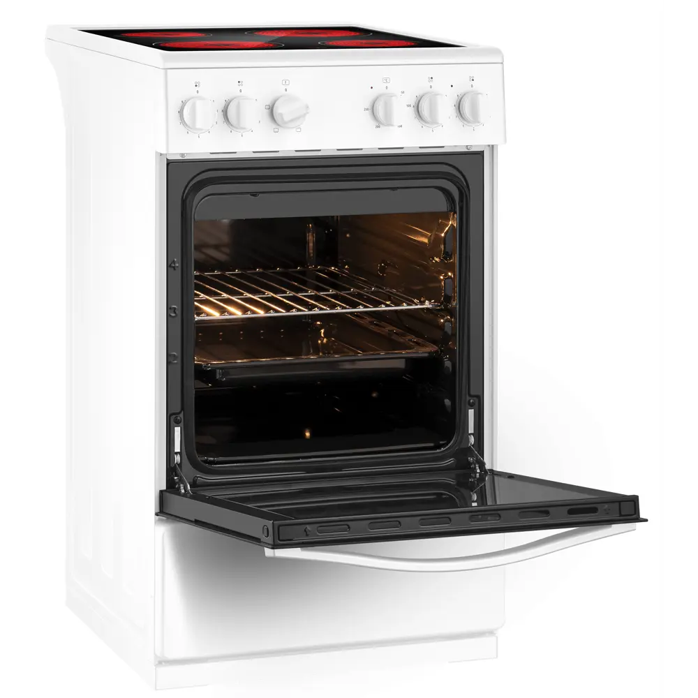 Фото 4 Кухонная плита Weissgauff 438324 49.3x85x60 см цвет белый