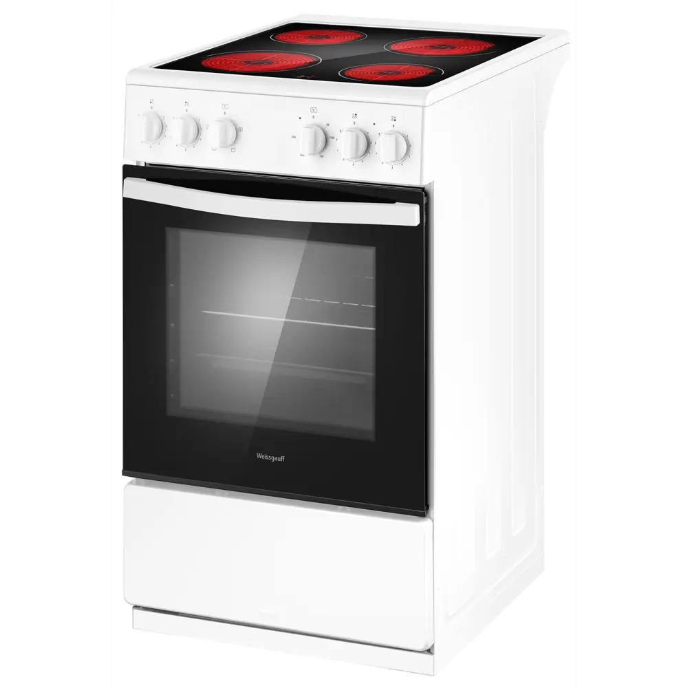 Фото 5 Кухонная плита Weissgauff 438324 49.3x85x60 см цвет белый