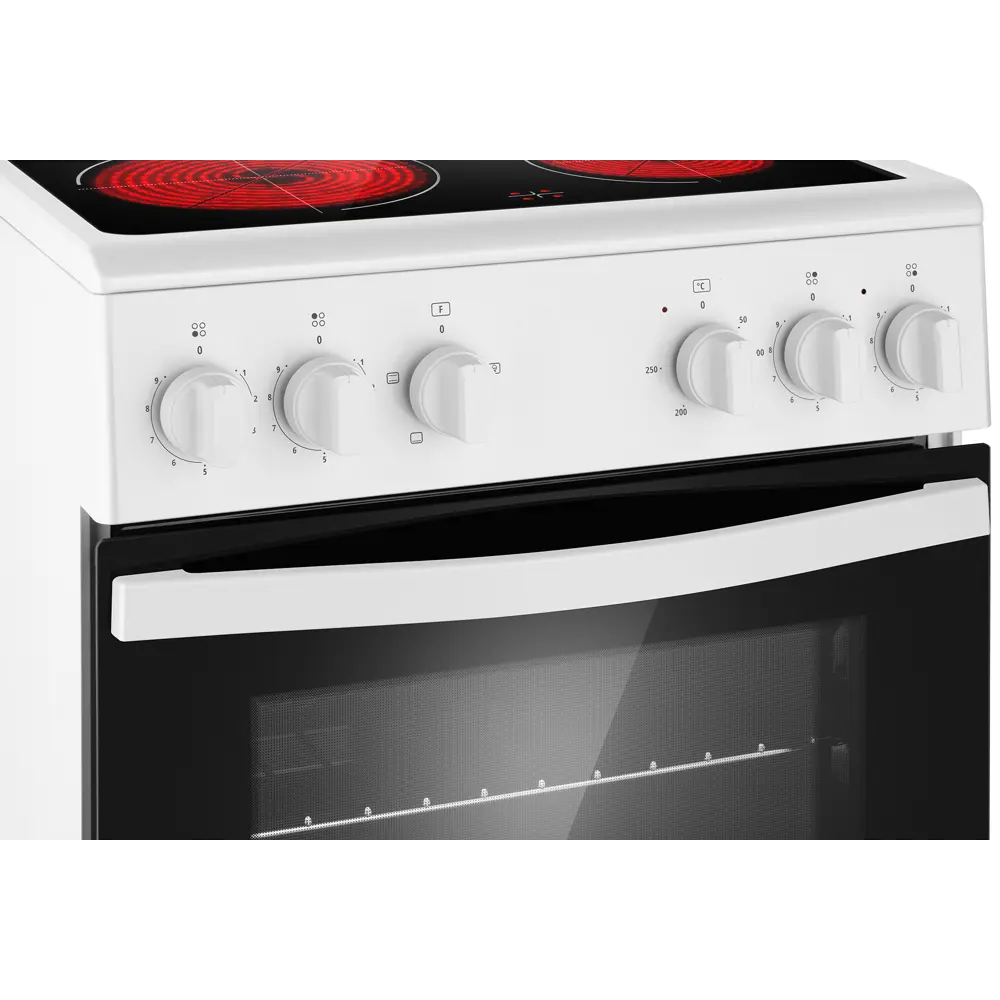 Фото 8 Кухонная плита Weissgauff 438324 49.3x85x60 см цвет белый