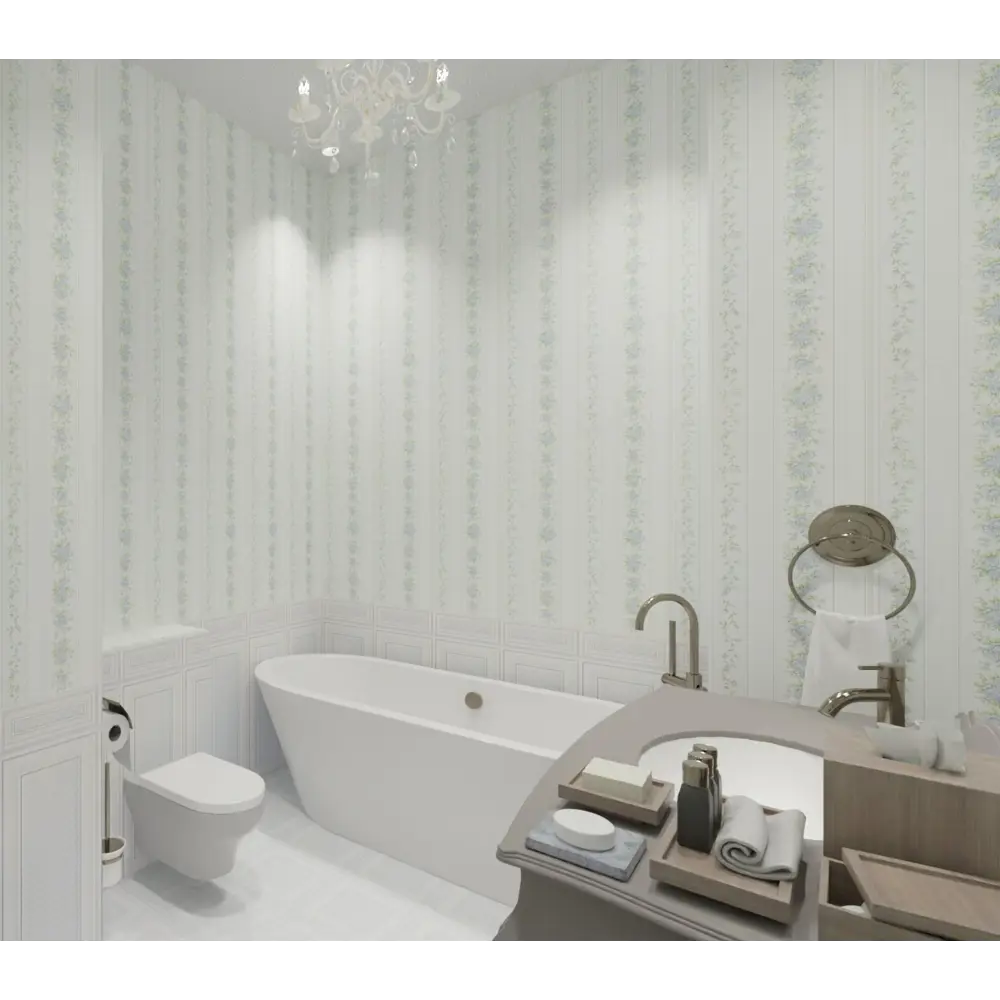 Фото 3 Настенная плитка Sal sapiente JRM 86006 B 30x80см цвет голубой с орнаментом Фото 3 Настенная плитка Sal sapiente JRM 86006 B 30x80см цвет голубой с орнаментом