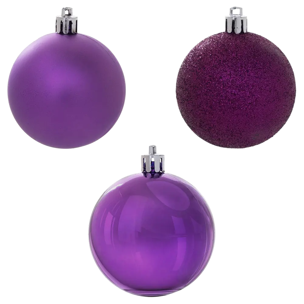 Фото 4 Набор елочных шаров KREAFORTA ø6 см бургунди 18 шт.