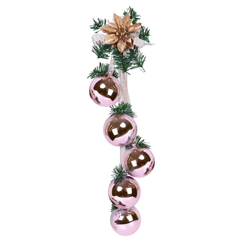 Фото 2 Украшение декоративное KREAFORTA Шары 47 см розовый Фото 2 Украшение декоративное KREAFORTA Шары 47 см розовый