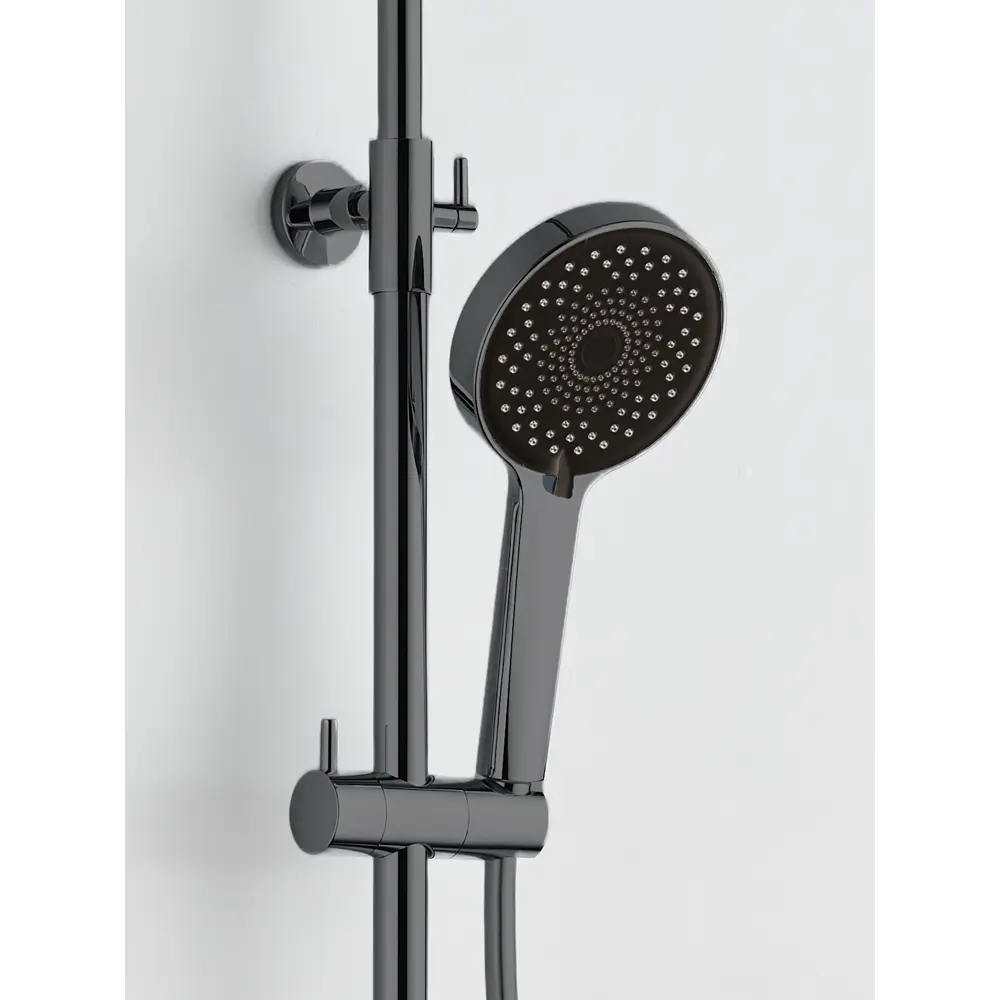 Фото 4 Душевая система Bond DS7708LP7791ST 1 режимная цвет графит (оружейная сталь)
