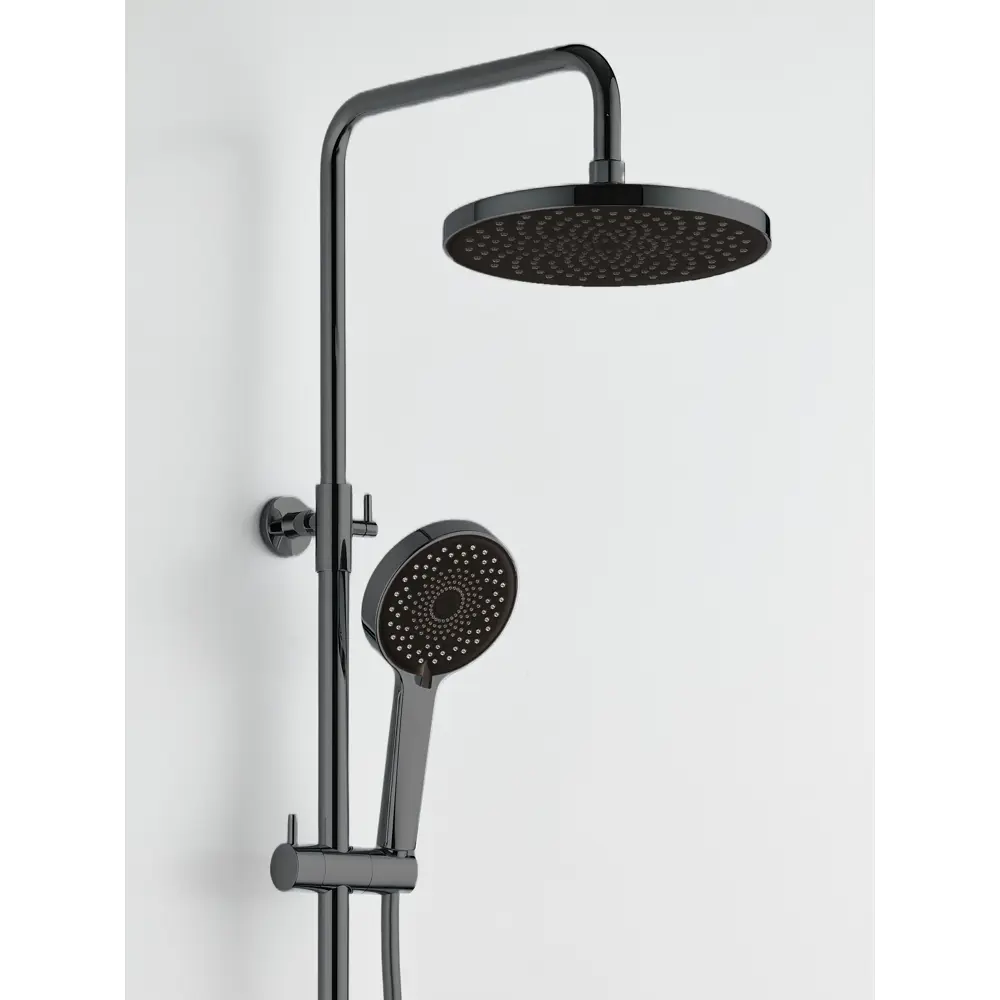 Фото 3 Душевая система Bond DS7708LP7791ST 1 режимная цвет графит (оружейная сталь)