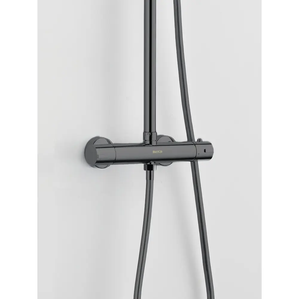 Фото 2 Душевая система Bond DS7708LP7791ST 1 режимная цвет графит (оружейная сталь)