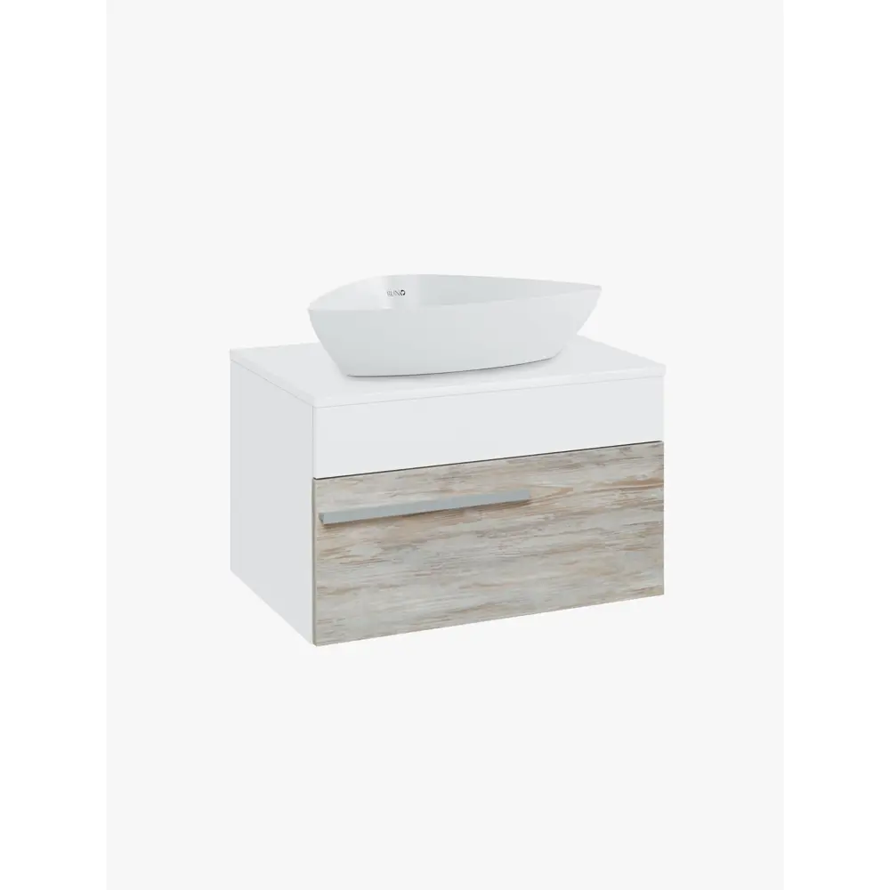 Фото Тумба с раковиной Runo ВУДЛАЙН 65 подвесная цвет скандинавский дуб раковина TERZO 60 Фото Тумба с раковиной Runo ВУДЛАЙН 65 подвесная цвет скандинавский дуб раковина TERZO 60