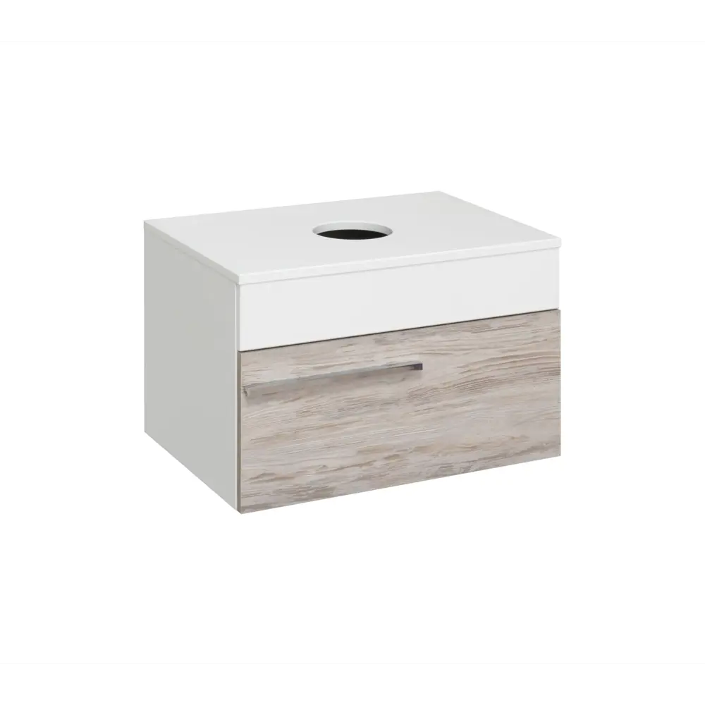 Фото 3 Тумба с раковиной Runo ВУДЛАЙН 65 подвесная цвет скандинавский дуб раковина TERZO 60 Фото 3 Тумба с раковиной Runo ВУДЛАЙН 65 подвесная цвет скандинавский дуб раковина TERZO 60