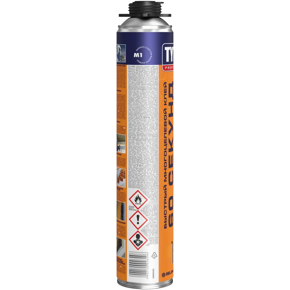 Фото 3 Клей-пена профессиональная Tytan 60 секунд всесезонная 750 мл Фото 3 Клей-пена профессиональная Tytan 60 секунд всесезонная 750 мл