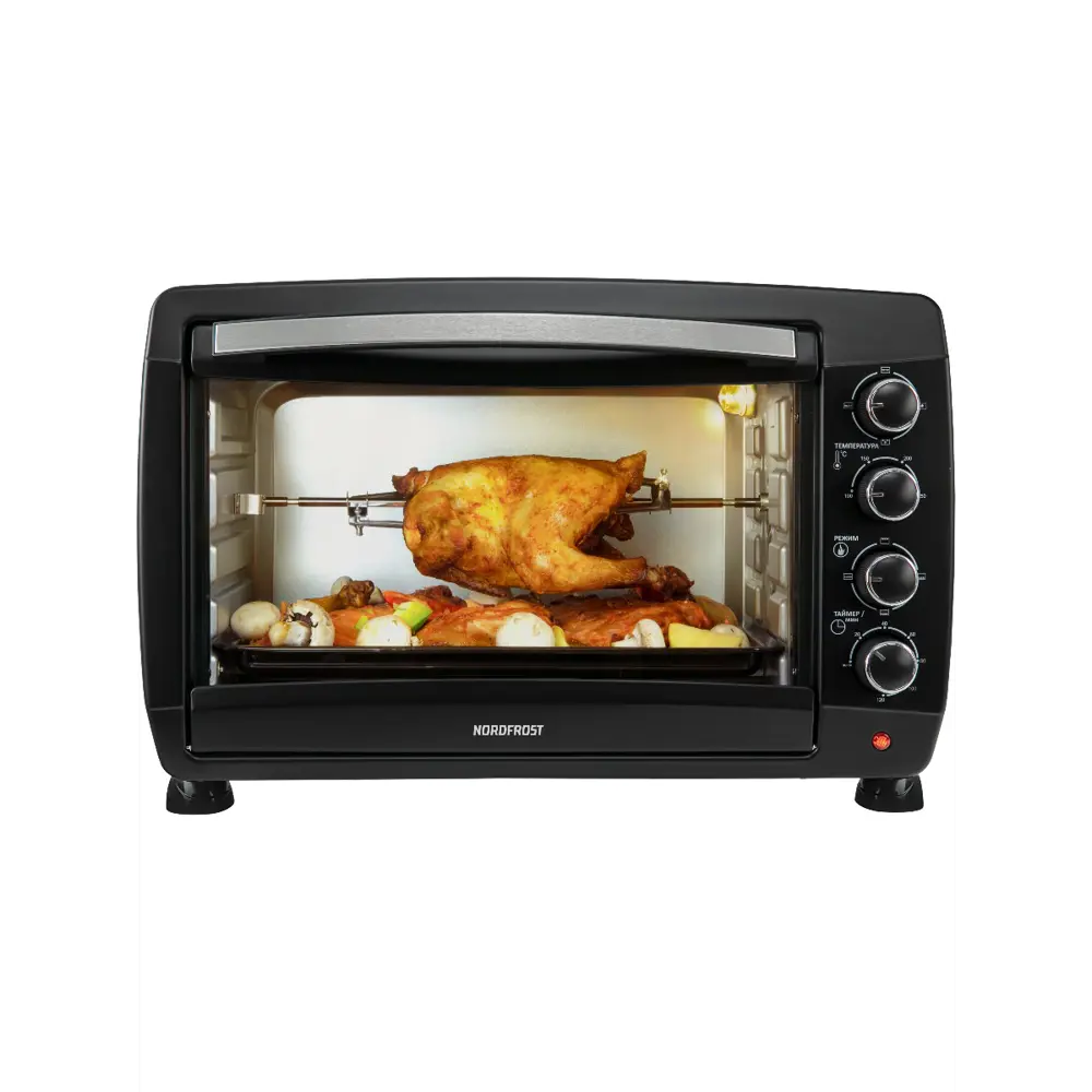 Фото 2 Духовой шкаф 2000 Вт Nordfrost RC 450 B 58.5x36.9x44 см цвет черный
