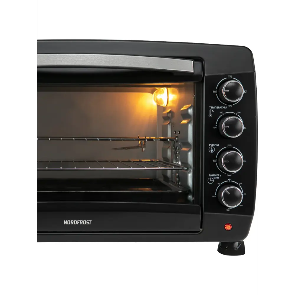 Фото 5 Духовой шкаф 2000 Вт Nordfrost RC 450 B 58.5x36.9x44 см цвет черный