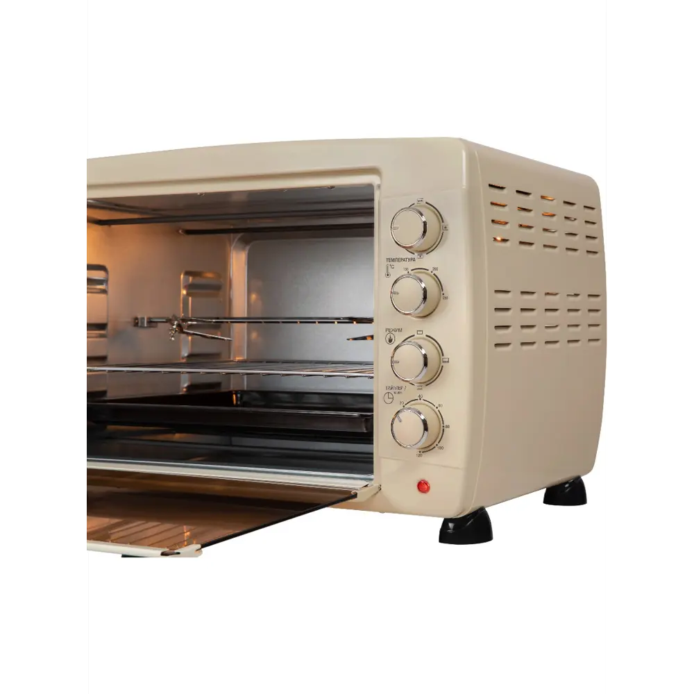 Фото 8 Духовой шкаф 2000 Вт Nordfrost RC 450 Y 58.5x36.9x44 см цвет бежевый