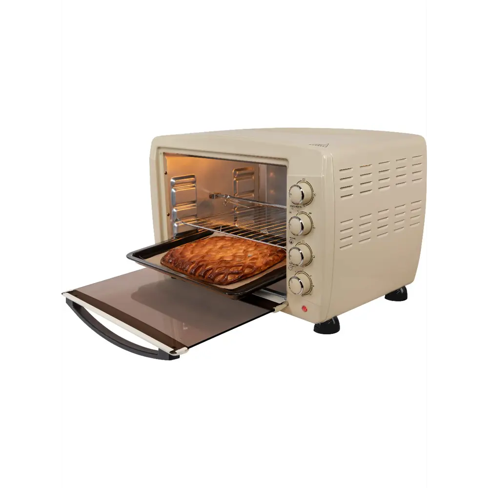 Фото 10 Духовой шкаф 2000 Вт Nordfrost RC 450 Y 58.5x36.9x44 см цвет бежевый