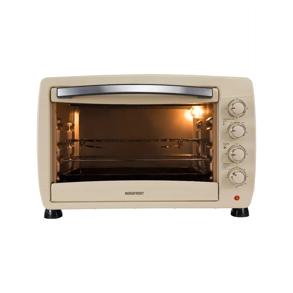 Фото 4 Духовой шкаф 2000 Вт Nordfrost RC 450 Y 58.5x36.9x44 см цвет бежевый