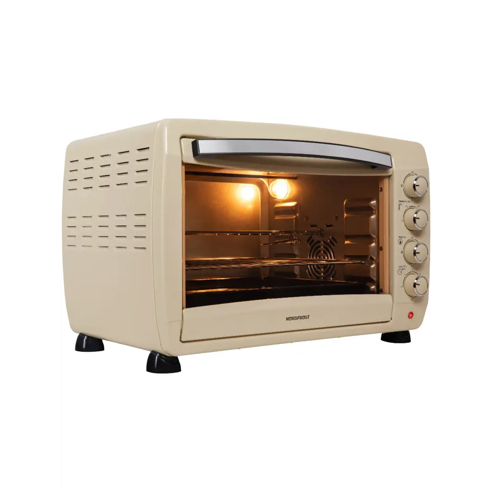 Фото 2 Духовой шкаф 2000 Вт Nordfrost RC 450 Y 58.5x36.9x44 см цвет бежевый