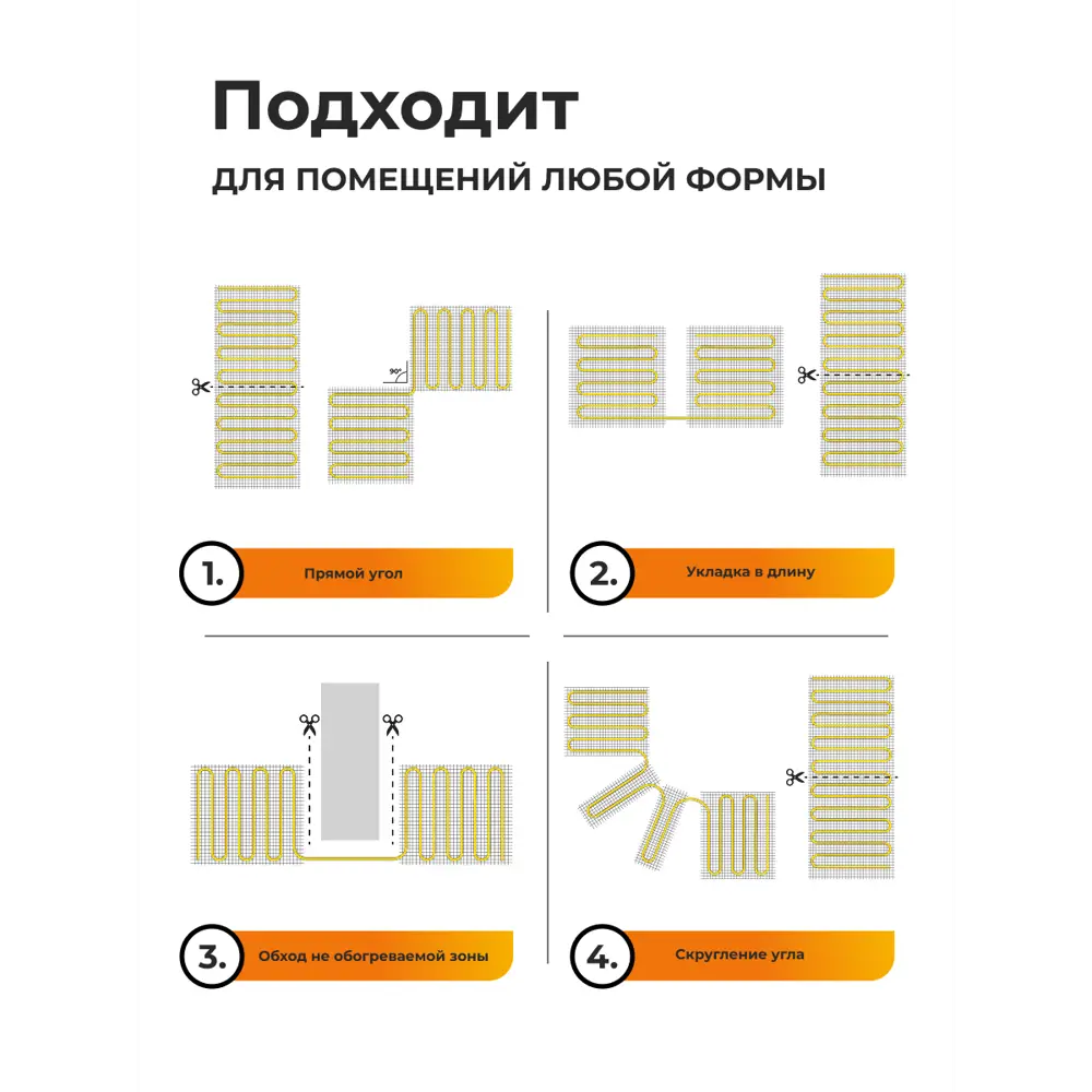 Фото 10 Нагревательный мат Wf 6 м² 900 Вт 7739474 Фото 10 Нагревательный мат Wf 6 м² 900 Вт 7739474