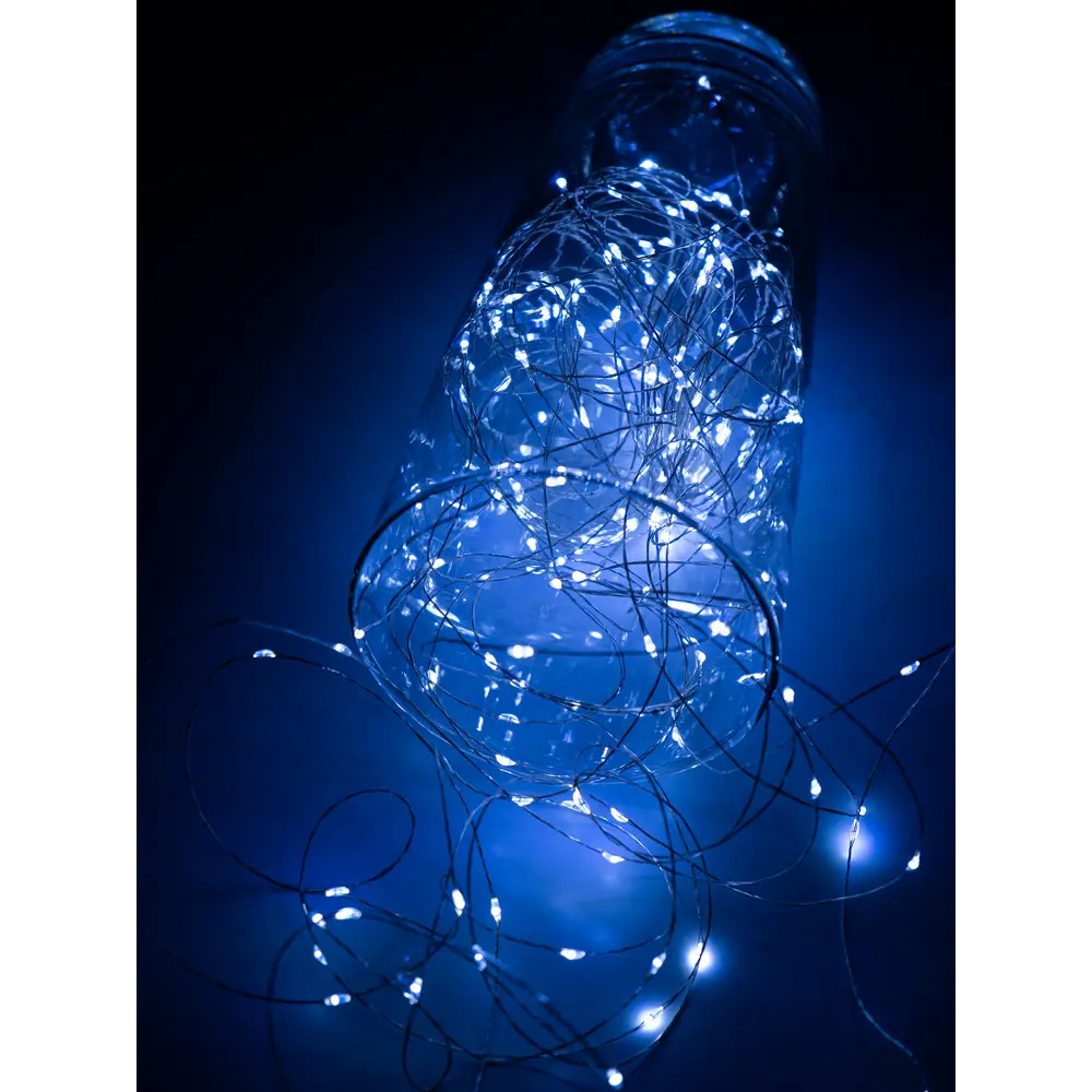 Фото 4 Электрогирлянда нить новогодняя SH Lights LDM200W-C 20 м 8 режимов холодный белый Фото 4 Электрогирлянда нить новогодняя SH Lights LDM200W-C 20 м 8 режимов холодный белый