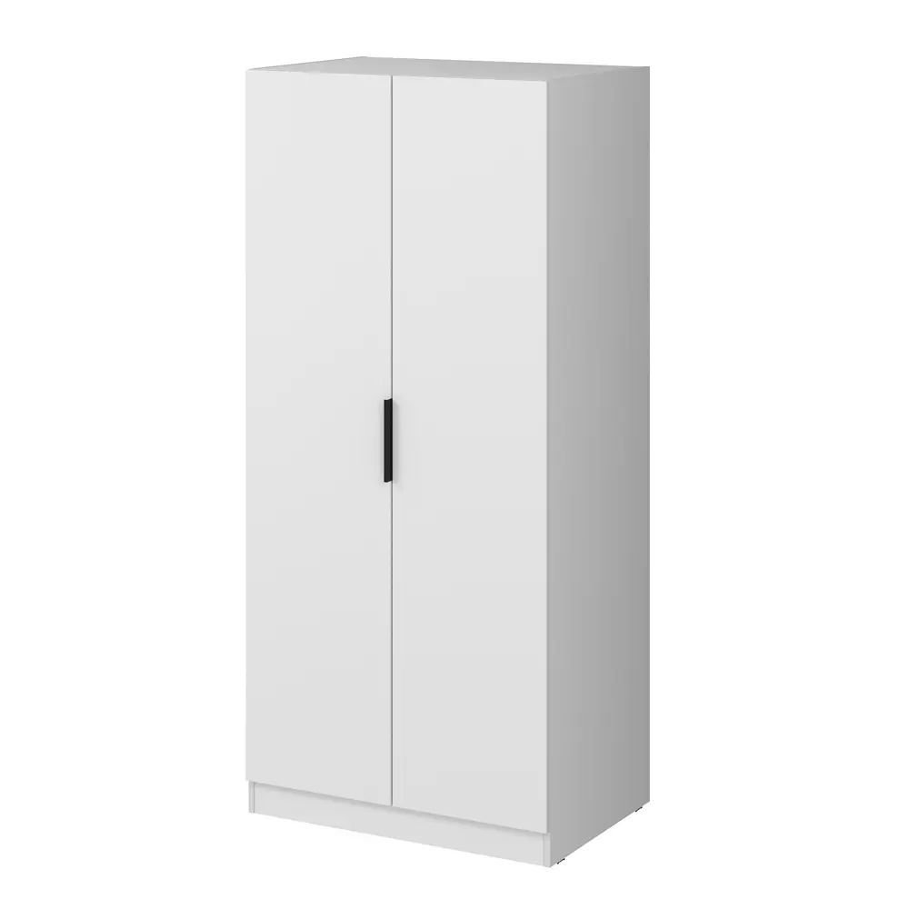 Фото Шкаф распашной Alsav Home Tower-s с 2 дверями 80x176.1x54.8 см ЛДСП цвет белый Фото Шкаф распашной Alsav Home Tower-s с 2 дверями 80x176.1x54.8 см ЛДСП цвет белый