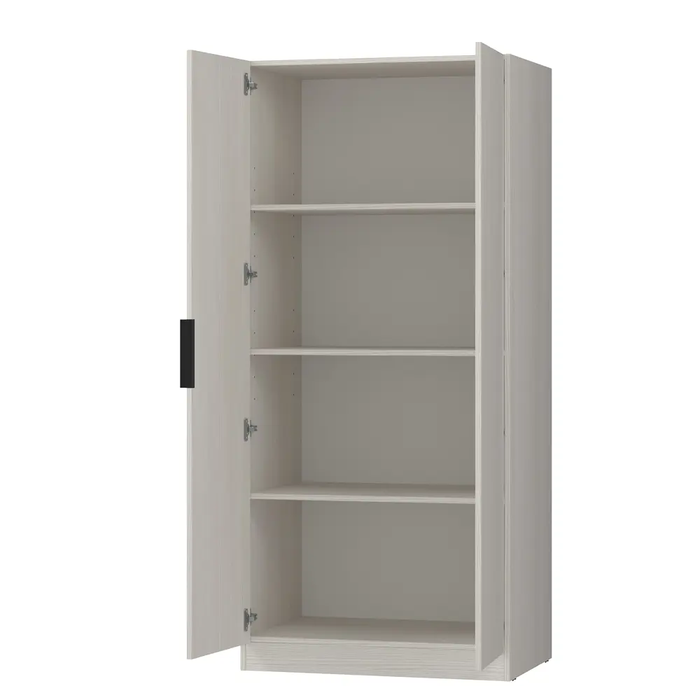 Фото 2 Шкаф распашной Alsav Home Tower-s Ivory с 2 дверями и полками 80x176.1x54.8 см ЛДСП цвет бежевый Фото 2 Шкаф распашной Alsav Home Tower-s Ivory с 2 дверями и полками 80x176.1x54.8 см ЛДСП цвет бежевый