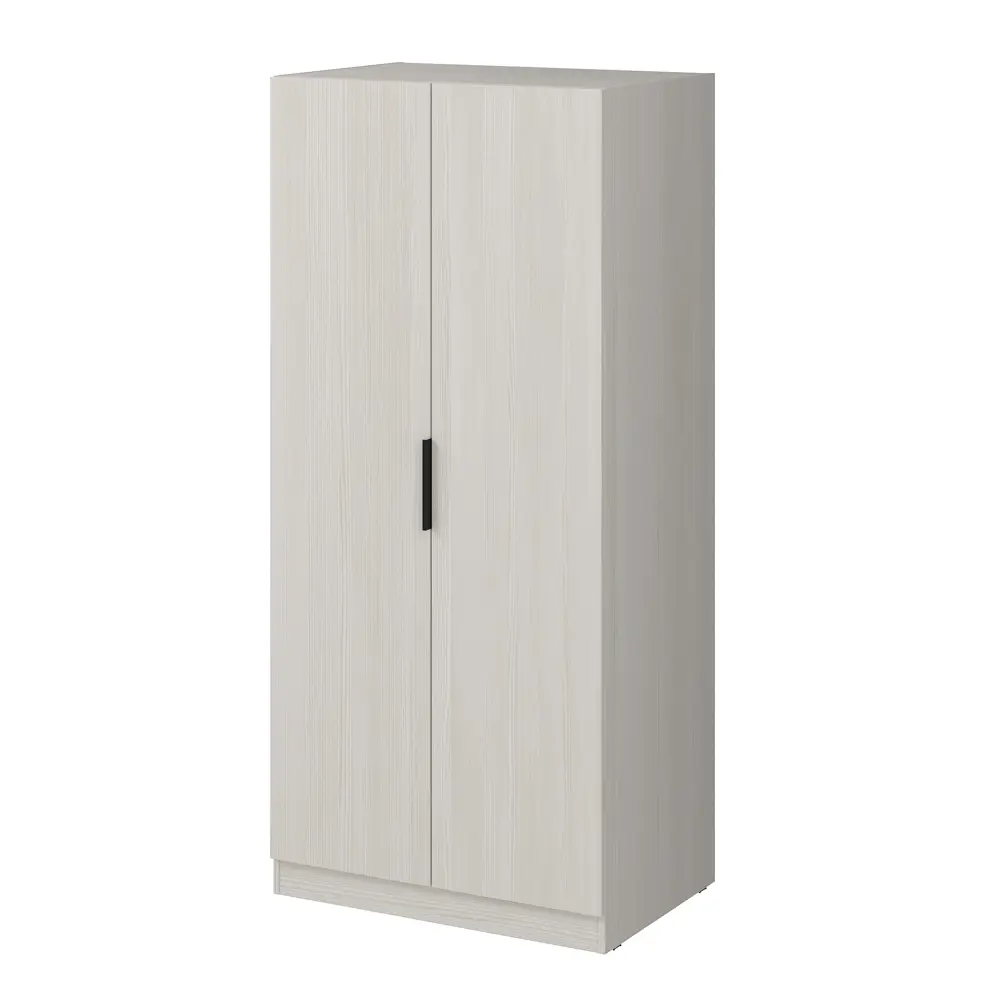 Фото Шкаф распашной Alsav Home Tower-s Ivory с 2 дверями и полками 80x176.1x54.8 см ЛДСП цвет бежевый Фото Шкаф распашной Alsav Home Tower-s Ivory с 2 дверями и полками 80x176.1x54.8 см ЛДСП цвет бежевый