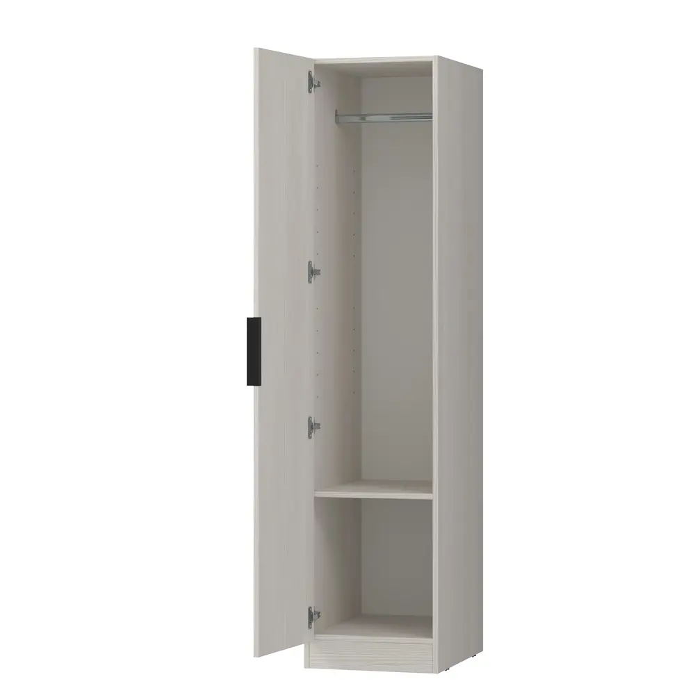 Фото 2 Шкаф распашной Alsav Home Tower-s Ivory с 1 дверью 40x176.1x54.8 см ЛДСП цвет бежевый Фото 2 Шкаф распашной Alsav Home Tower-s Ivory с 1 дверью 40x176.1x54.8 см ЛДСП цвет бежевый