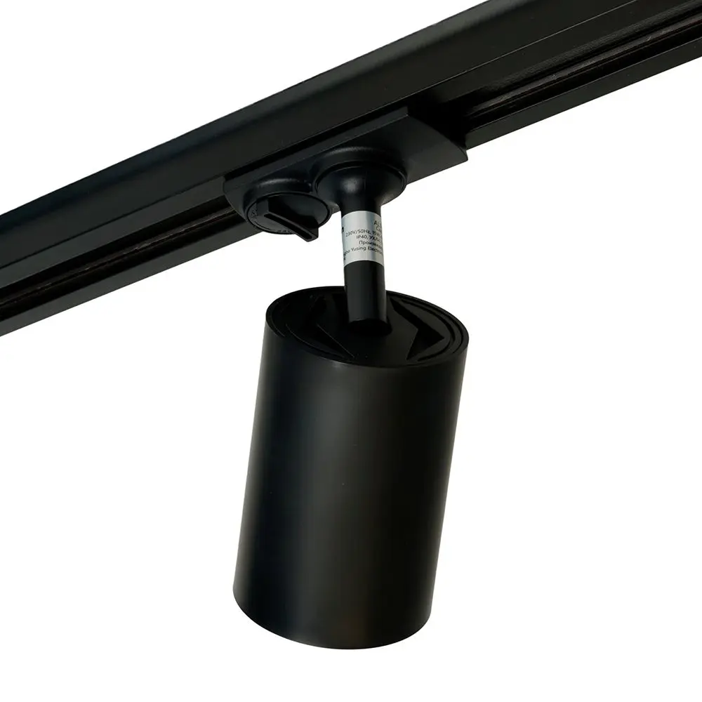 Фото 4 Трековый светильник спот под лампу Gu10 Feron 51212 однофазный цвет черный